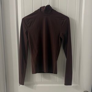Abercrombie & Fitch Chocolate brown Long Sleeve Top